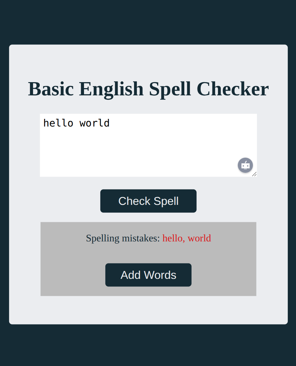 spell checker